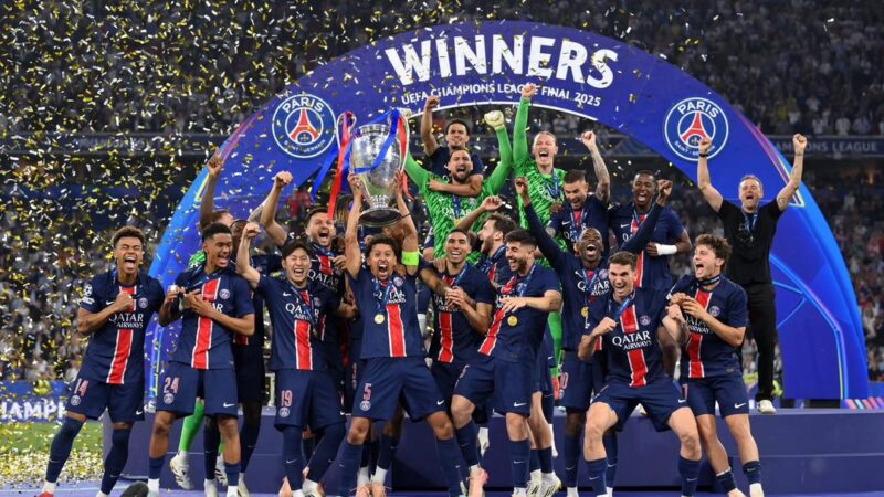 Ligue des champions: Un PSG exceptionnel écrase l’Inter et s’offre sa première Ligue des champions