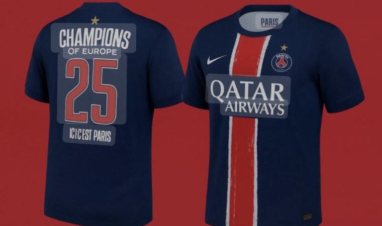 Après sa victoire, le PSG sort un maillot avec une étoile disponible dès le lendemain de la finale de Ligue des champions